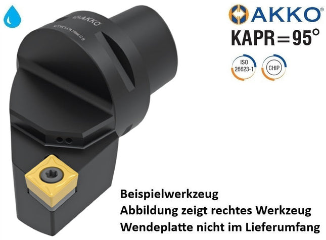 AKKO AC4 SCLCL 27050 12 H Monoblockhalter mit Polgygonschaft