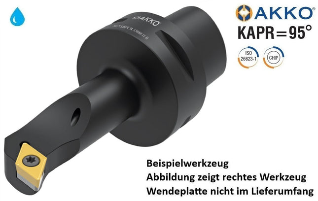 AKKO AC4 SDUCL 13080 11 H Monoblockhalter mit Polgygonschaft