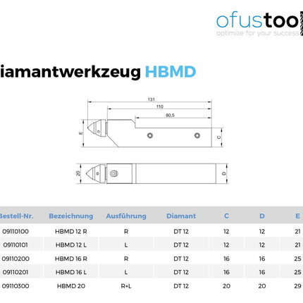 Diamantwerkzeug HBMD