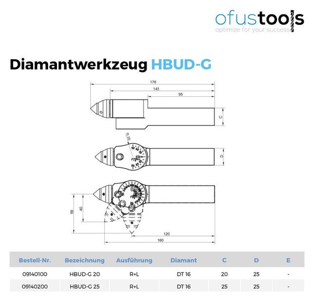 Diamantwerkzeug HBUD-G